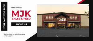 Welcome to MJK Sales & Feed, your one stop shop, committed to quality service and supplies About Us